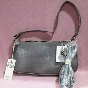 Urban Expressions Vegan Dominique Tan Cross Body Clutch ~ Long & Short Strap